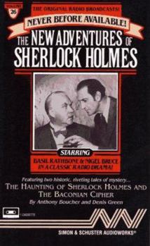 Audio Cassette New Adventures of Sherlock Holmes Vol. 26; The Haunting of Sherlock Holmes & Bac Book