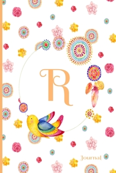 R Journal: Cute Initial Monogram Letter R Journal, Pretty Personalized Diary for Women, Teens and Girls
