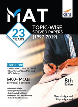 Paperback MAT 23 years Topic-wise Solved Papers (1997-2019) 8th Edition Book