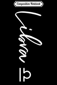 Composition Notebook: Minimalist Libra Gift Astrology September October Birthday Journal/Notebook Blank Lined Ruled 6x9 100 Pages