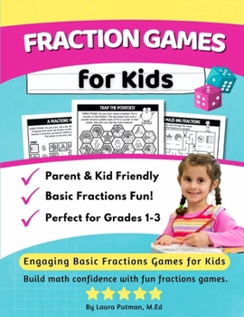 Paperback Fractions Games for Kids Book