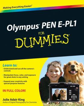 Paperback Olympus PEN E-PL1 for Dummies Book