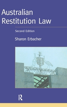 Hardcover Australian Restitution Law Book