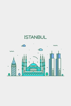 Paperback Istanbul Minimalist Travel Notebook [Lined] [6x9] [110 pages] Book