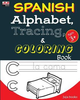 Paperback SPANISH Alphabet, Tracing and COLORING Book [Spanish] Book