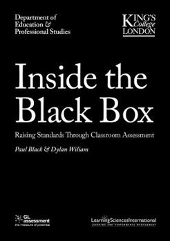 Paperback Inside the Black Box: Raising Standards Through Classroom Assessment Book
