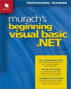 Paperback Murach's Beginning Visual Basic .Net Book