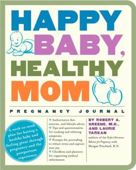 Spiral-bound Happy Baby, Healthy Mom Pregnancy Journal Book