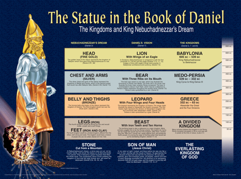 Paperback The Statue in the Book of Daniel Wall Chart Book