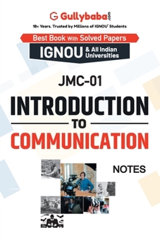 Paperback JMC-01 Introduction to Communication Book