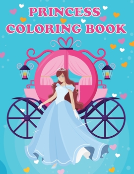 Princess Coloring Book : Princesses & Fairies, Ages 4-8, Fun Color Pages for Kids, Girls Birthday Gift, Journal