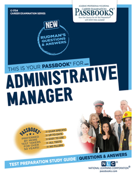 Administrative Manager (Career Examination Series)