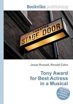 Paperback Tony Award for Best Actress in a Musical Book