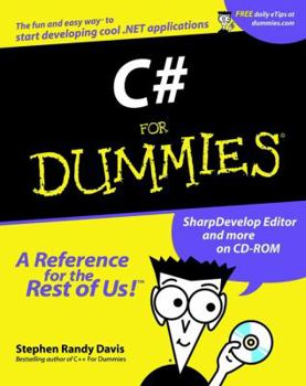 Paperback C# for Dummies [With CDROM] Book