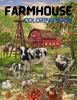 Paperback Farmhouse Coloring Book