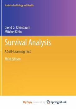 Paperback Survival Analysis: A Self-Learning Text, Third Edition Book