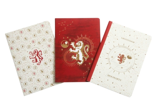 Paperback Harry Potter: Gryffindor Constellation Sewn Notebook Collection (Set of 3) Book