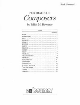 Paperback Portraits of Great Composers, Set 1: Classical: Meet the Composers Book