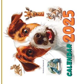 Paperback Calendar 2025: Animal Themed Calendar for children Book