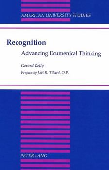 Hardcover Recognition: Advancing Ecumenical Thinking Book