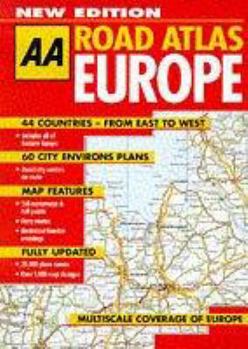 Paperback AA Road Atlas Europe (AA Atlases) Book