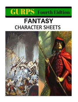 Paperback Character Sheets: Gurps: Fantasy:100 Pages Book