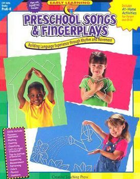 Paperback Preschool Songs & Fingerplays: Building Language Experience Through Rhythm and Movement Book