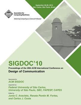 Paperback SIGDOC 10 Proceedings of the 28th ACM International Conference on Design of Communication Book
