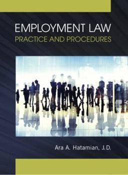 Paperback Employment Law: Practice and Procedures Book