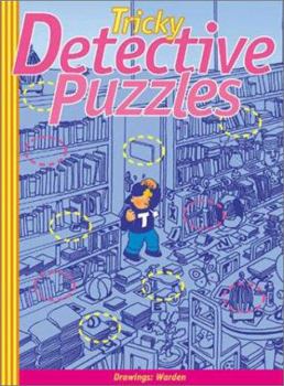 Paperback Tricky Detective Puzzles Book