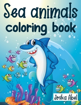 Sea animals coloring book