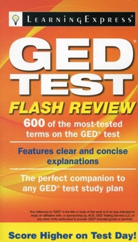 Paperback GED Test Flash Review Book