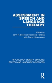 Assessment in Speech and Language Therapy