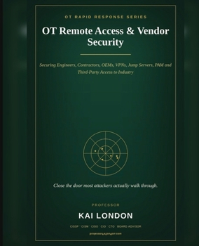 Paperback OT Remote Access and Vendor Security Book