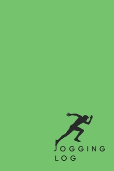 Jogging Log: Spring Green Running Journal | Track Your Running Progress | Running Training Record Book | Daily Running Log | 6x9inch 100 pages