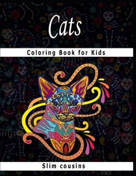 Paperback Cats Coloring Book for Kids: A Coloring Book Featuring Fun and Relaxing Cats Designs Book