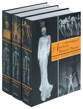 Hardcover A Chronology of American Musical Theater Book