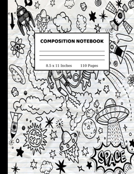 Paperback Composition Notebook: Pretty Wide Ruled Paper Notebook Journal - Wide Blank Lined Workbook for Teens Kids Students Girls for Home School Col Book