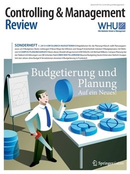 Paperback Controlling & Management Review Sonderheft 1-2015: Budgetierung Und Planung [German] Book