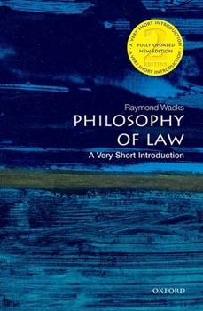 The Philosophy of Law: A Very Short Introduction (Very Short Introductions) - Book  of the Oxford's Very Short Introductions series