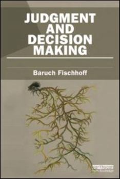 Paperback Judgment and Decision Making Book