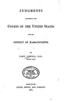 Paperback Judgments Delivered in the Courts of the United States Book