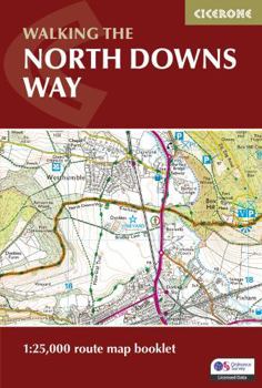 Paperback North Downs Way Map Booklet Book