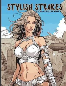 Stylish Strokes Coloring Attractive Women