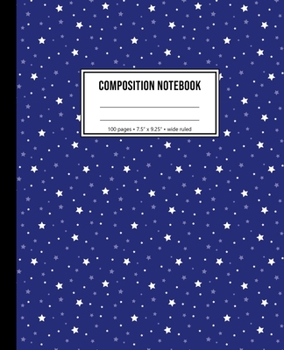 Composition Notebook: Star Pattern Notebook For Kids