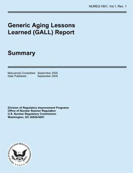 Paperback Generic Aging Lessons Learned (GALL) Report Book
