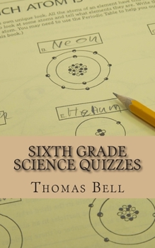Paperback Sixth Grade Science Quizzes Book