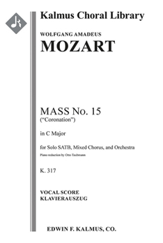 Paperback Mass No. 15 in C, K. 317 (Coronation Mass): Keyboard Accompaniment Book