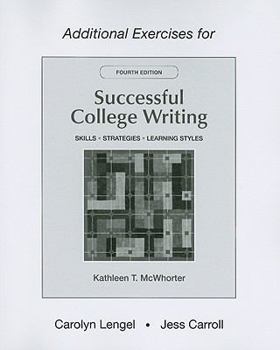 Paperback Additional Exercises for Successful College Writing Book