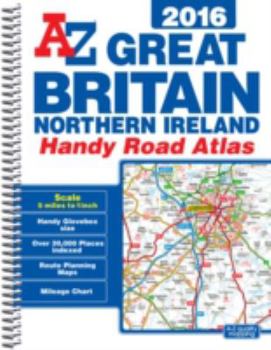 Spiral-bound Great Britain Handy Road Atlas Book